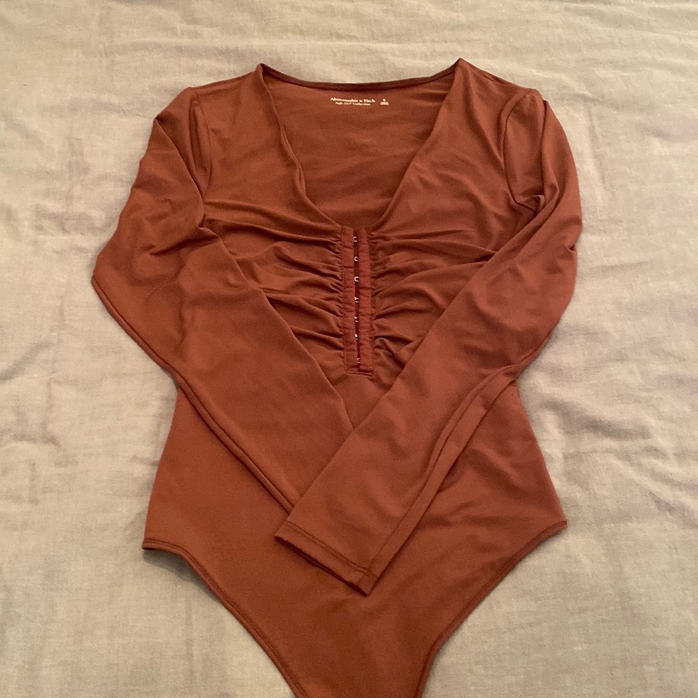 Abercrombie & Fitch Bodysuit Brown Size Small
